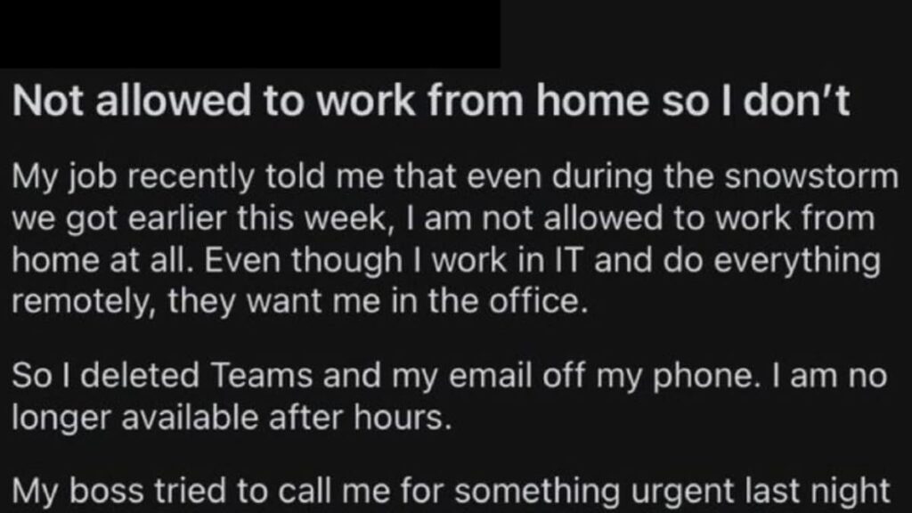 'Savage': Redditor's blunt response to Office 'No work from home' rule impresses the Internet - News18

