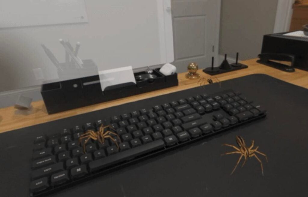 Spider-Man hacker uses Apple Vision Pro to spawn 100 VR spiders